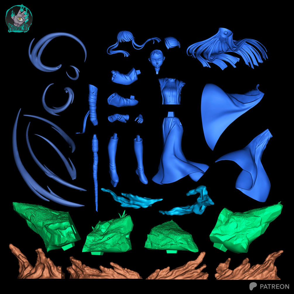 Fern - Frieren: Beyond Journey's End | High-Precision 3D Printed Resin Statue / Collectible