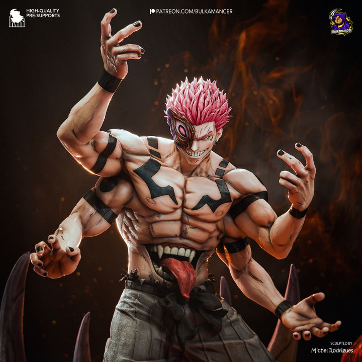 King of Curses Premium Resin Statue | Highly Detailed Collector's Figure