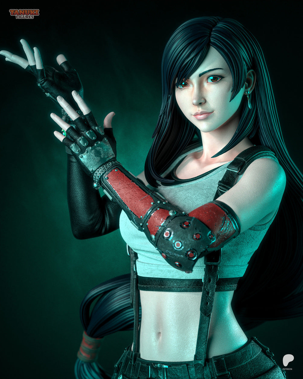 Tifa Lockhart Custom Resin Statue – High-Detail Collectible Figure
