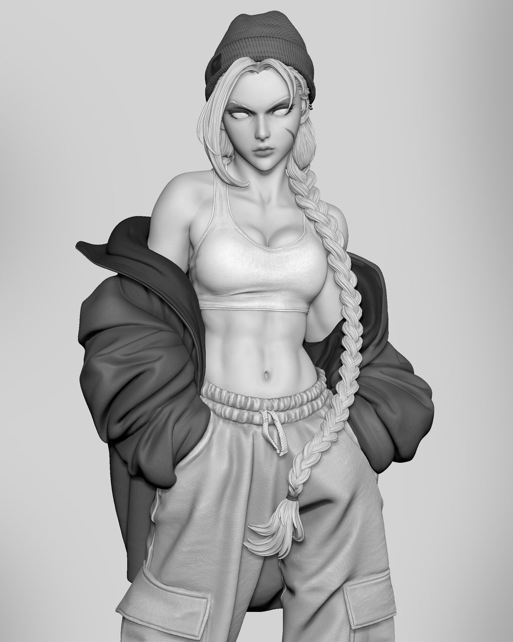 Streetwear Cammy | Street Fighter Resin Statue / Garage Kit (CA 3D)