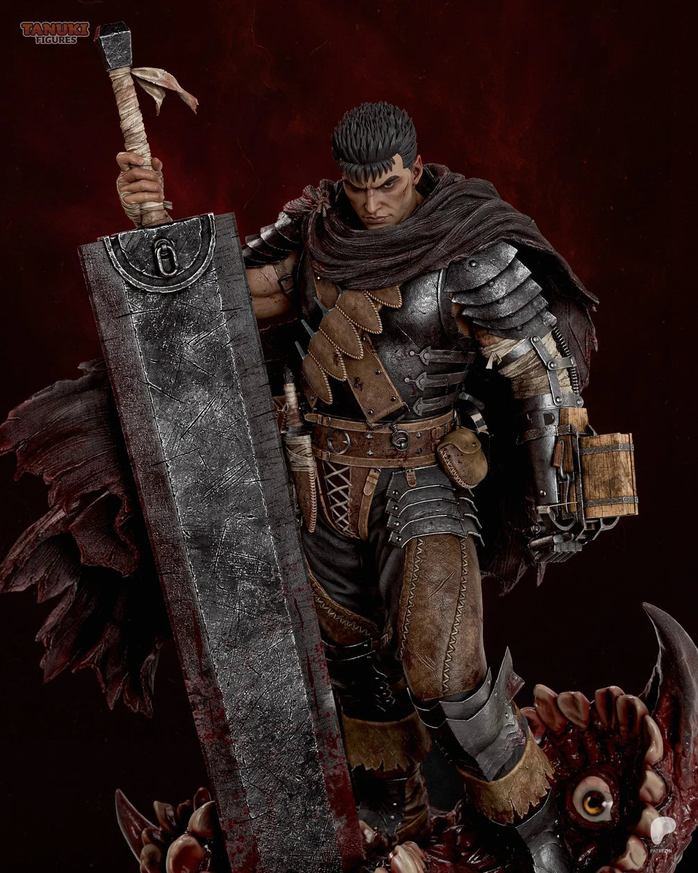 Guts "The Black Swordsman" Custom Resin Statue – High-Detail Collectible Figure