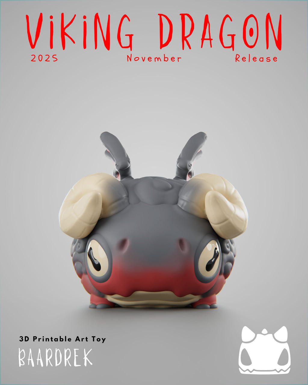 Viking Dragon Collection - 3D Printable Art Toys / Physical Prints