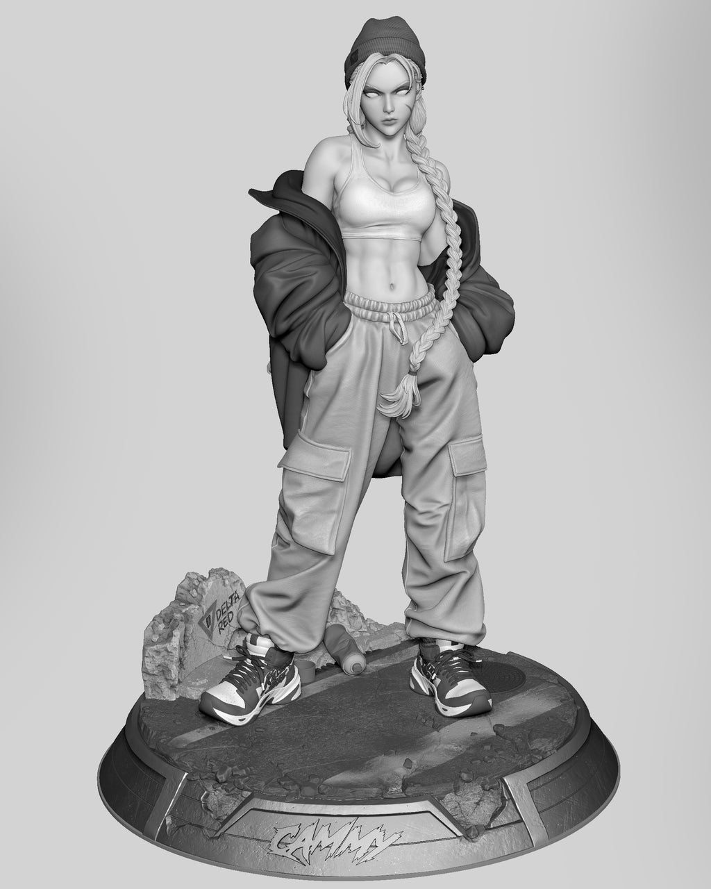 Streetwear Cammy | Street Fighter Resin Statue / Garage Kit (CA 3D)