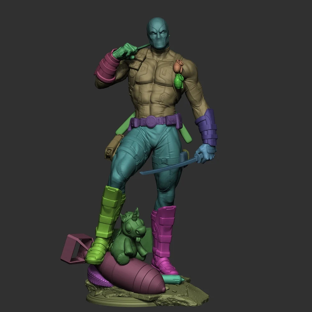 Deadpool Statue by CA 3D | 3D Printed Resin Figurine – Billy Bones Emporium