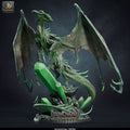 Adult Emerald Dragon-75mm base- Rescale Miniatures- Doomchained Collection- Tabletop RPG Monster & Display Statue