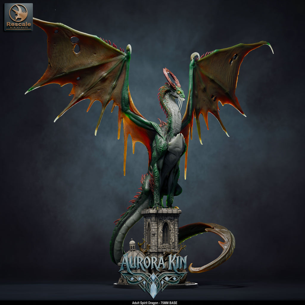 Adult Spirit Dragon (Aurora Kin) by Rescale Miniatures
