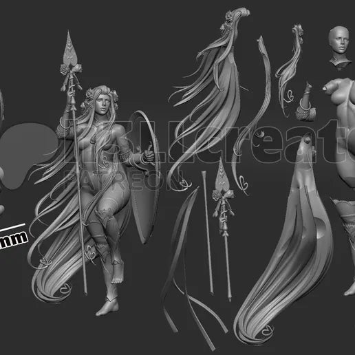 Aphrodite – 1:12 Scale High-Detail Resin Miniature - Statue