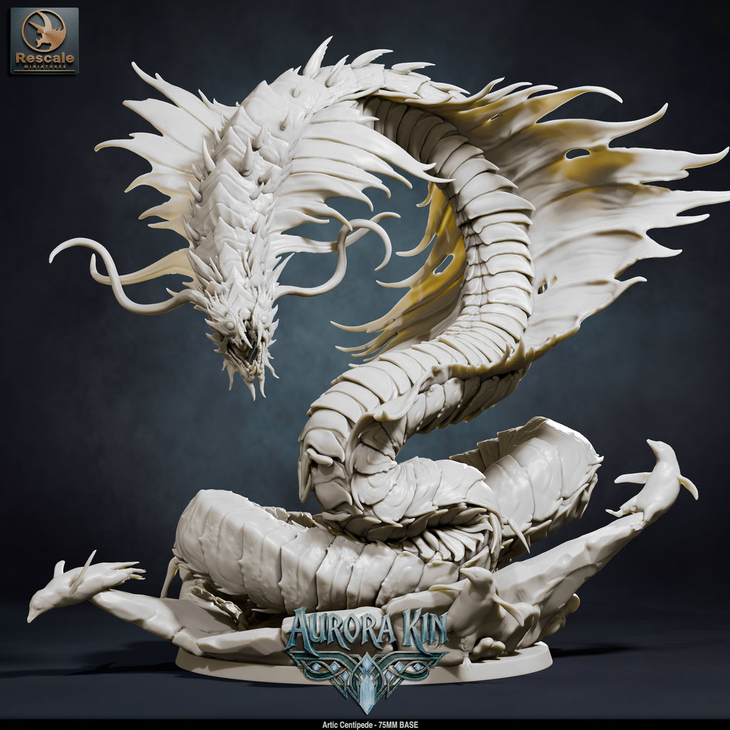 Arctic Centipede (Aurora Kin) by Rescale Miniatures