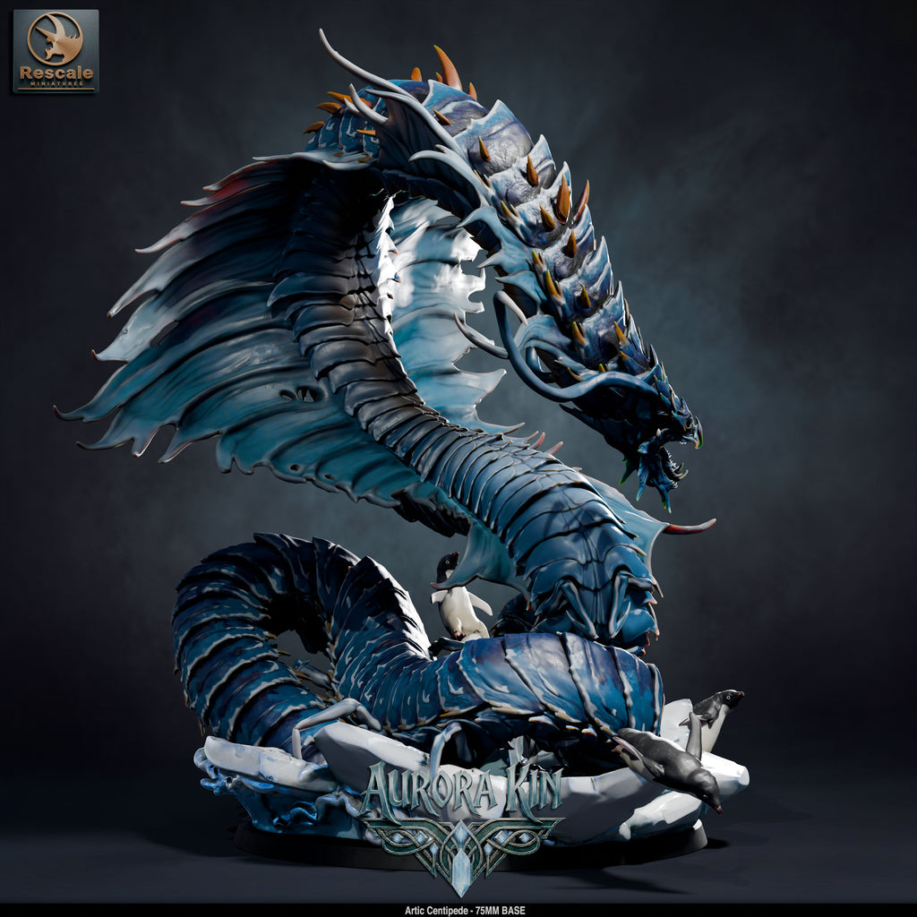 Arctic Centipede (Aurora Kin) by Rescale Miniatures