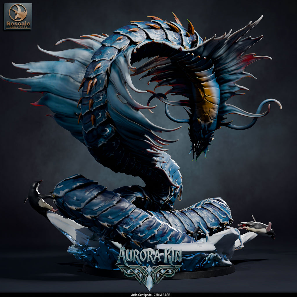 Arctic Centipede (Aurora Kin) by Rescale Miniatures