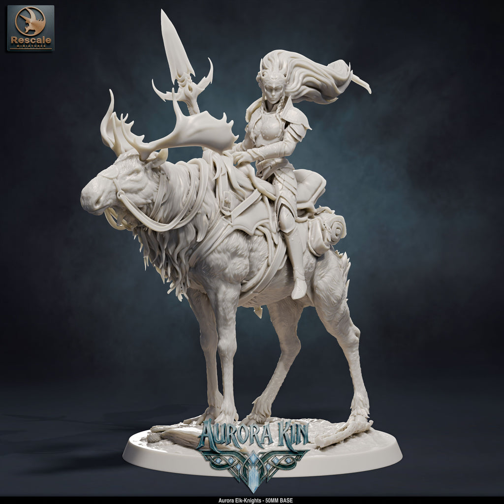 Aurora Elk-Knights (Aurora Kin) by Rescale Miniatures