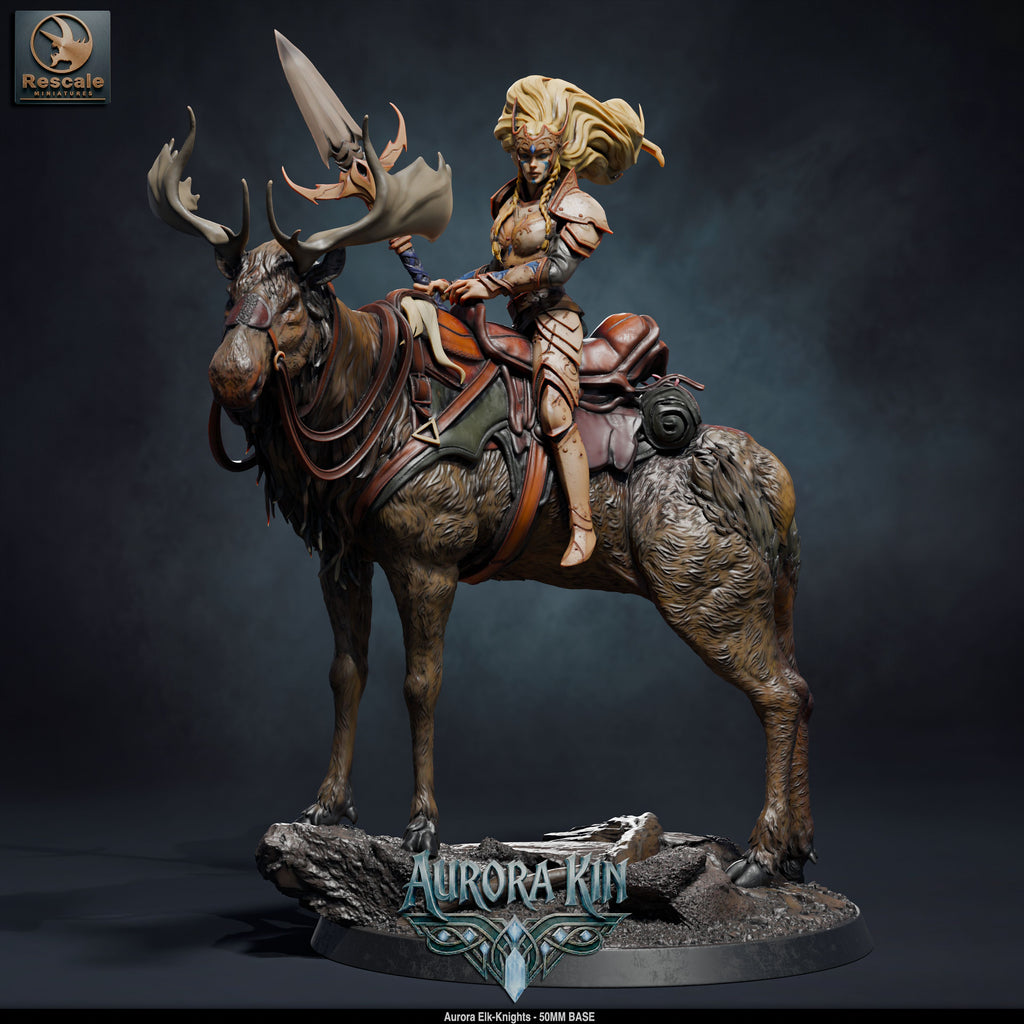 Aurora Elk-Knights (Aurora Kin) by Rescale Miniatures