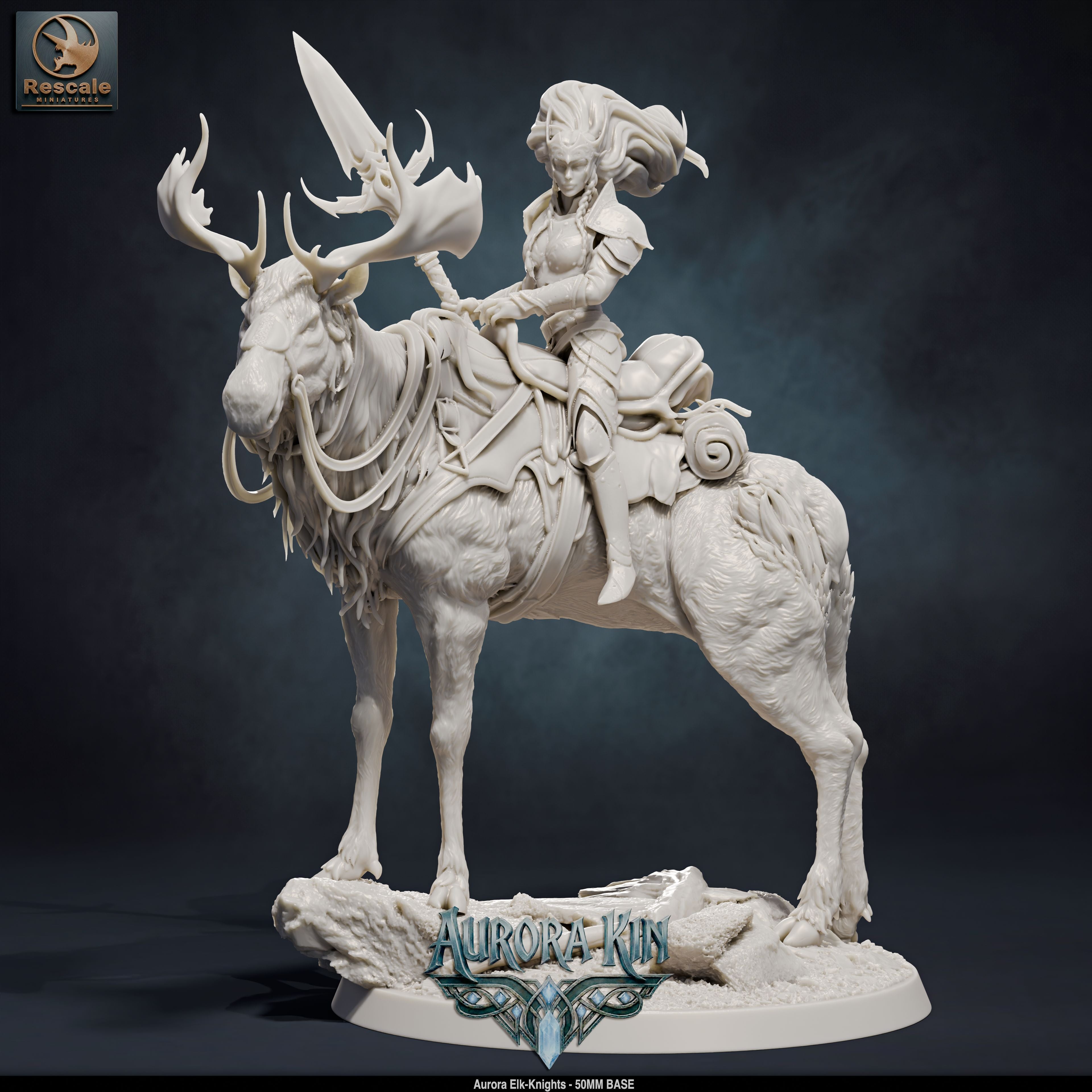 Aurora Elk-Knights (Aurora Kin) by Rescale Miniatures