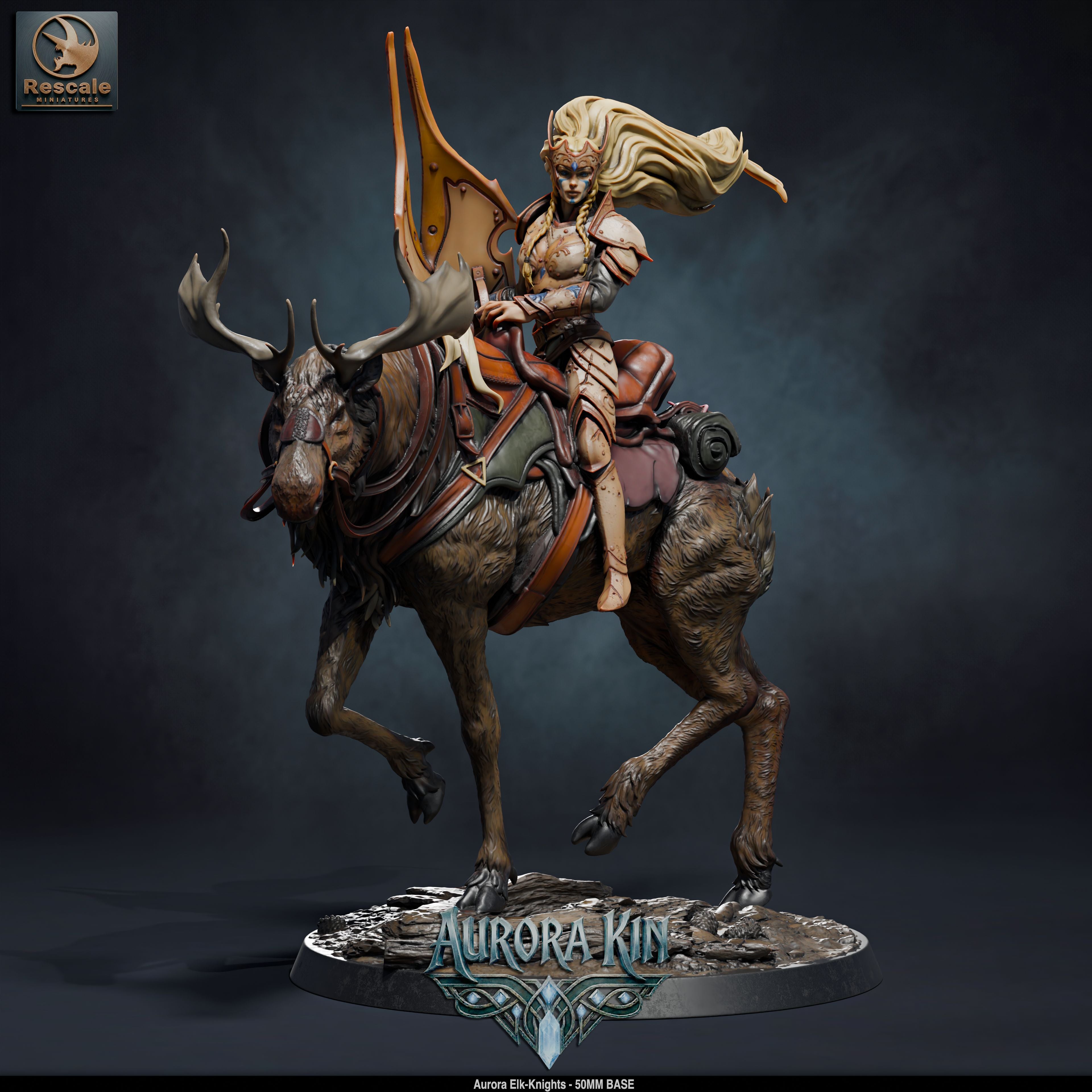 Aurora Elk-Knights (Aurora Kin) by Rescale Miniatures