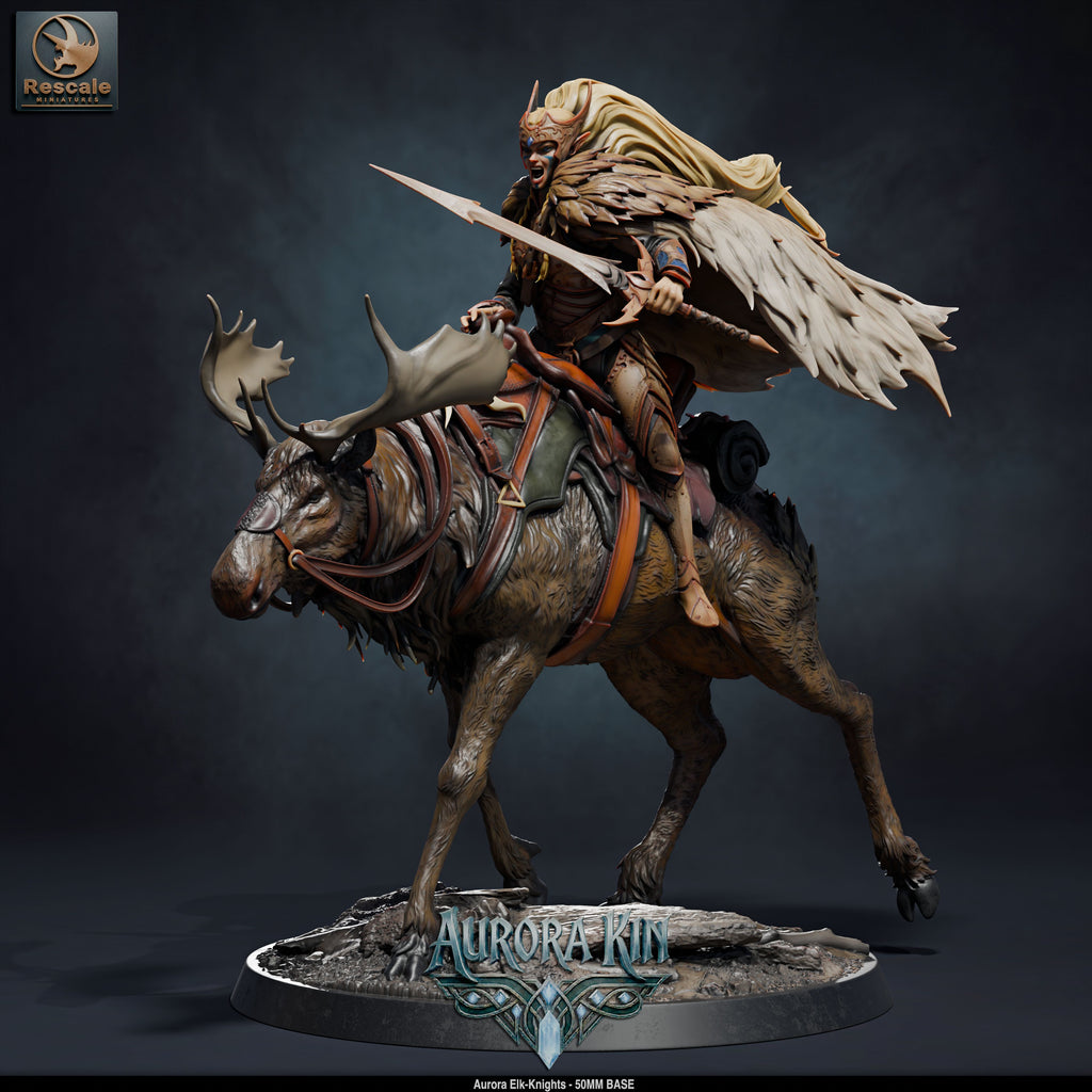 Aurora Elk-Knights (Aurora Kin) by Rescale Miniatures