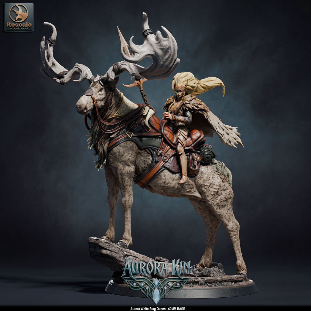 Aurora White-Stag Queen (Aurora Kin) by Rescale Miniatures