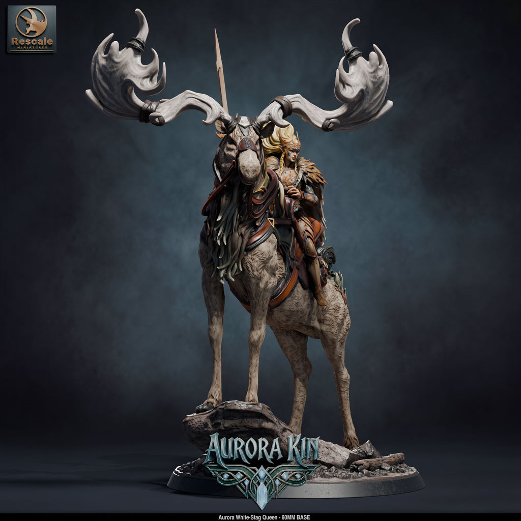 Aurora White-Stag Queen (Aurora Kin) by Rescale Miniatures