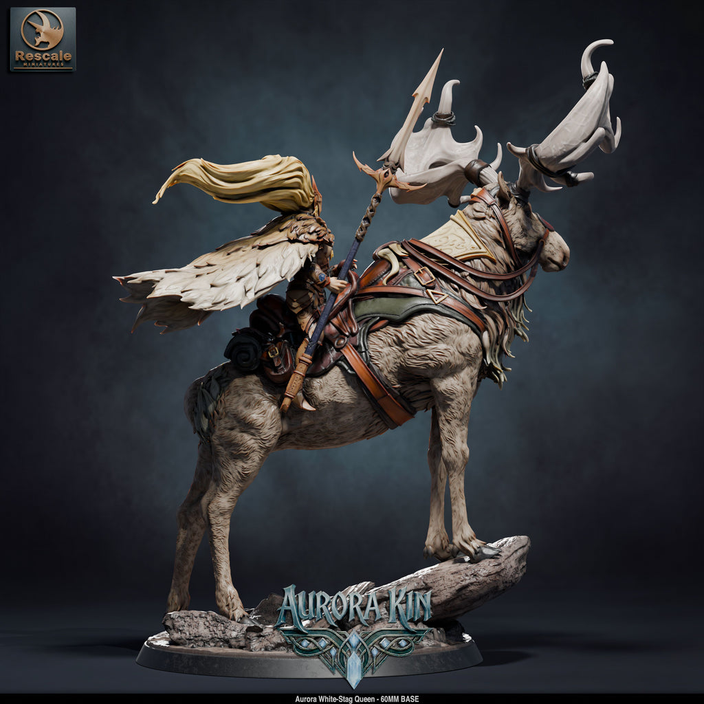 Aurora White-Stag Queen (Aurora Kin) by Rescale Miniatures