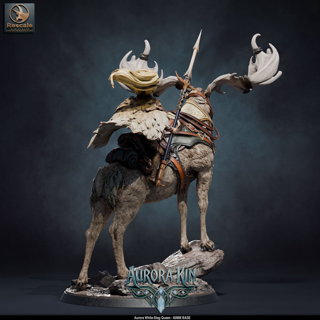 Aurora White-Stag Queen (Aurora Kin) by Rescale Miniatures
