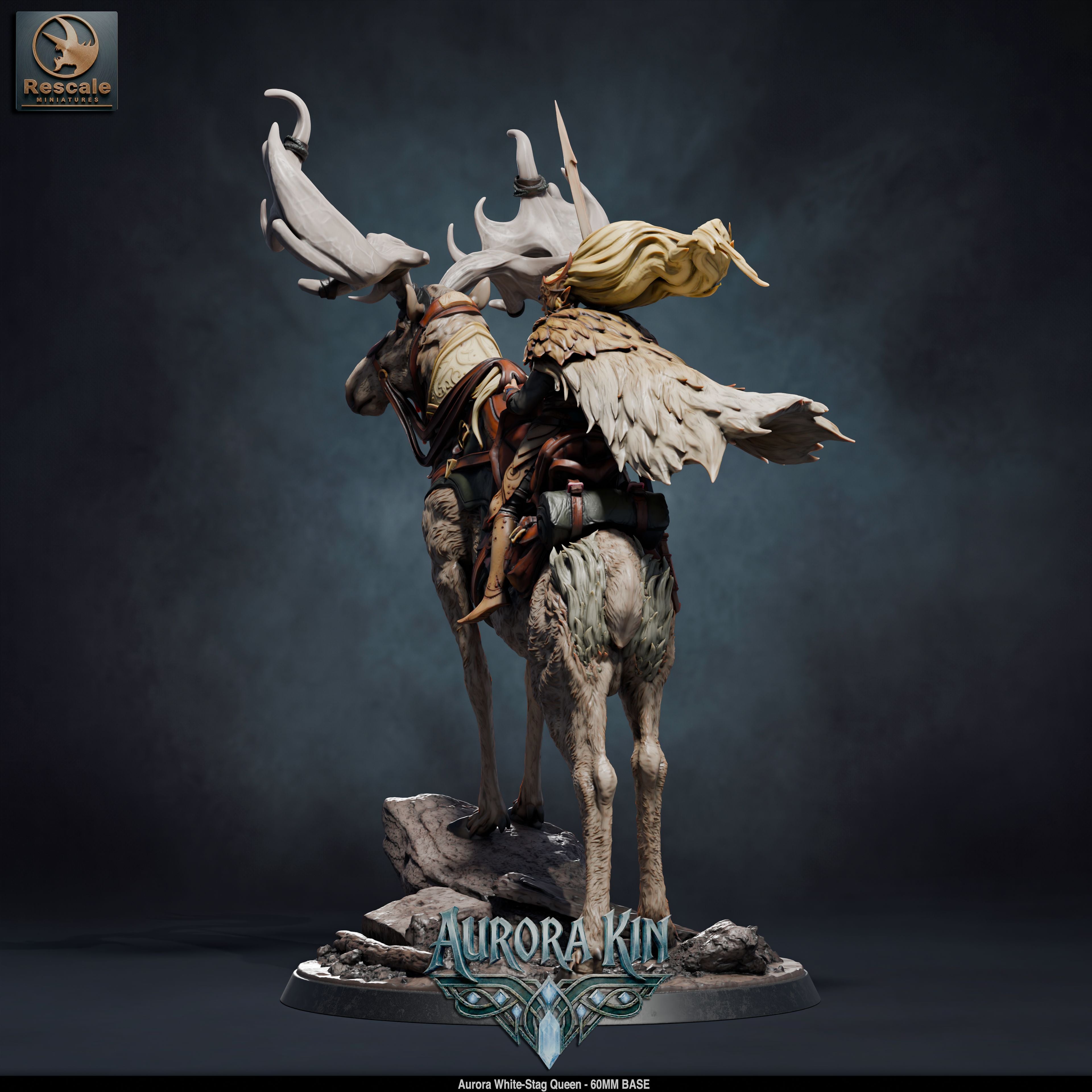 Aurora White-Stag Queen (Aurora Kin) by Rescale Miniatures