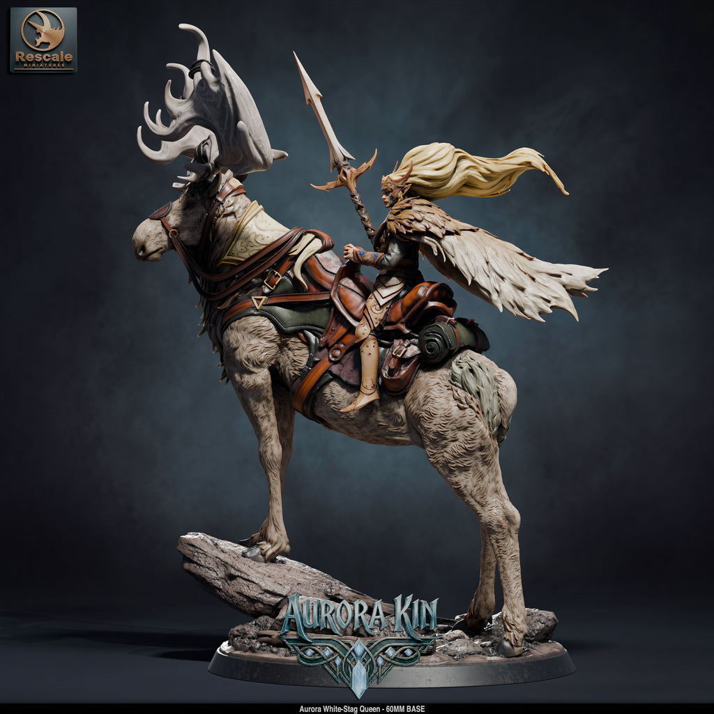 Aurora White-Stag Queen (Aurora Kin) by Rescale Miniatures