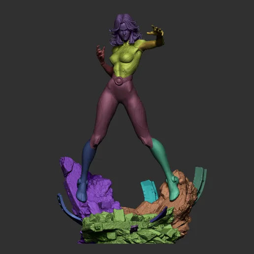 Invisible Woman Statue by CA 3D | 3D Printed Resin Figurine – Billy Bones Emporium