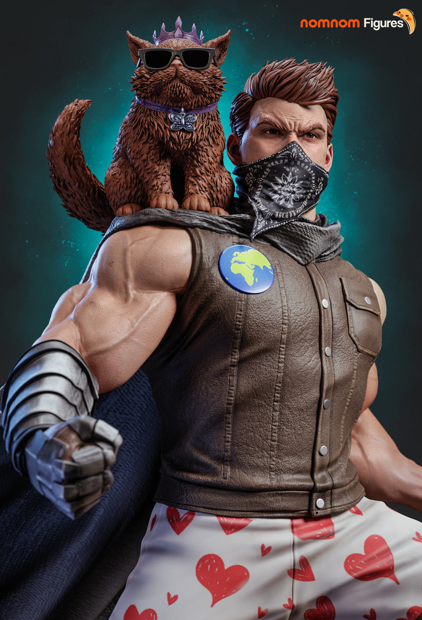 Dungeon Crawler Carl & Princess Donut Collectible Statue – Nomnom Figures