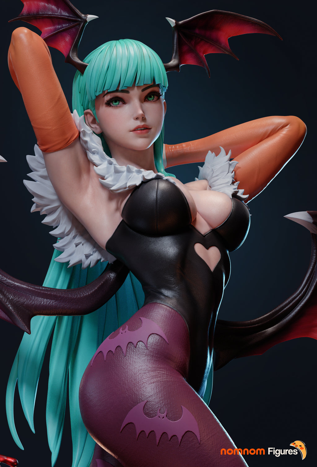 Morrigan Aensland Collectible - 1:10 Scale Figure & Bust by Nomnom Figures