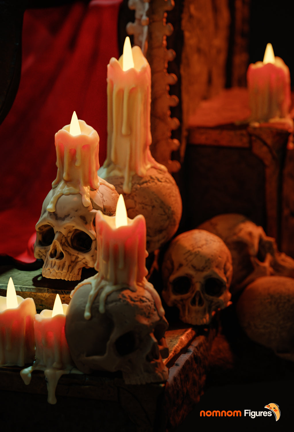 Lady Death on Skull Throne - 1:10 Scale Collectible Statue by Nomnom Figures