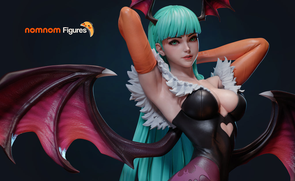 Morrigan Aensland Collectible - 1:10 Scale Figure & Bust by Nomnom Figures