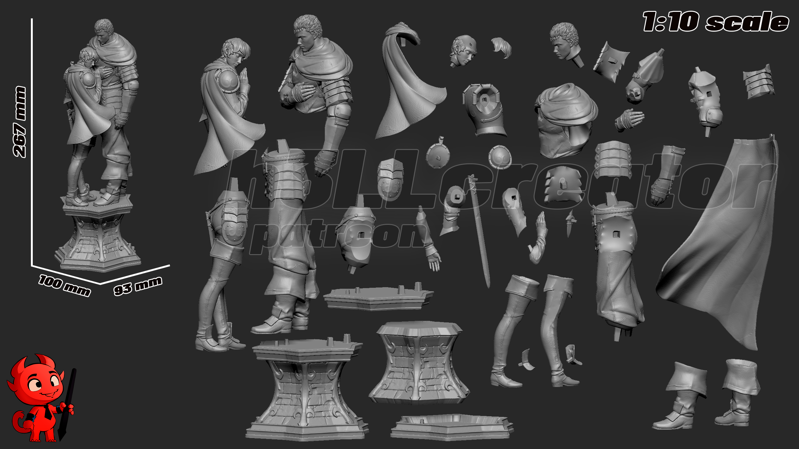 Guts & Casca - 1:10 Resin Statue (H3LL Creator)