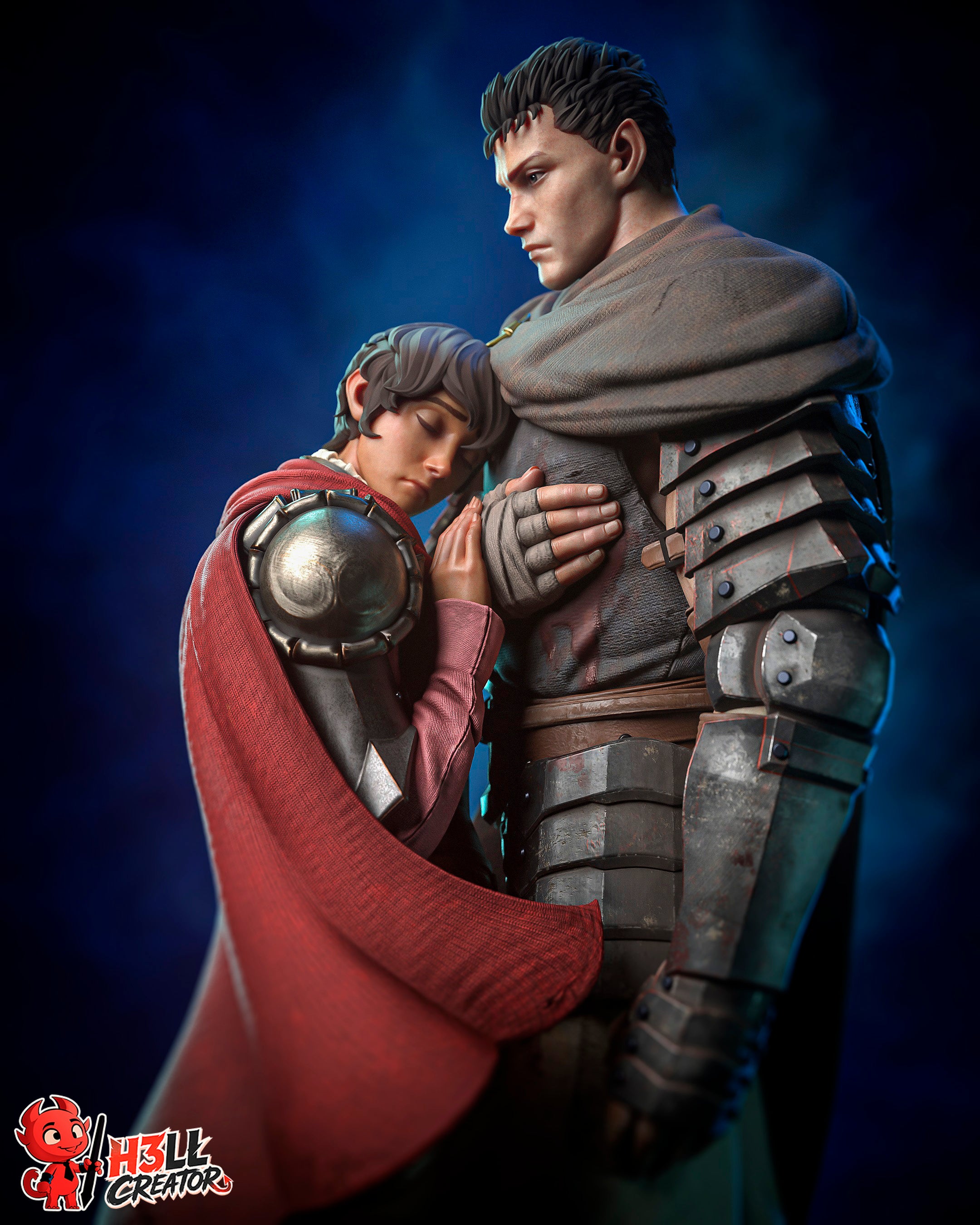 Guts & Casca - 1:10 Resin Statue (H3LL Creator)