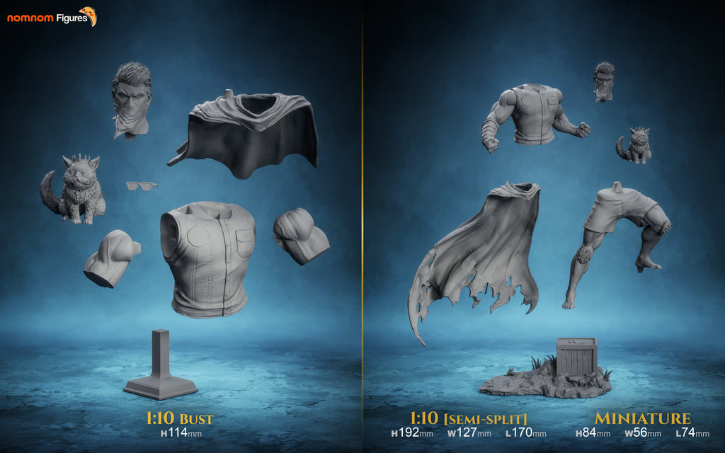 Dungeon Crawler Carl & Princess Donut Collectible Statue – Nomnom Figures