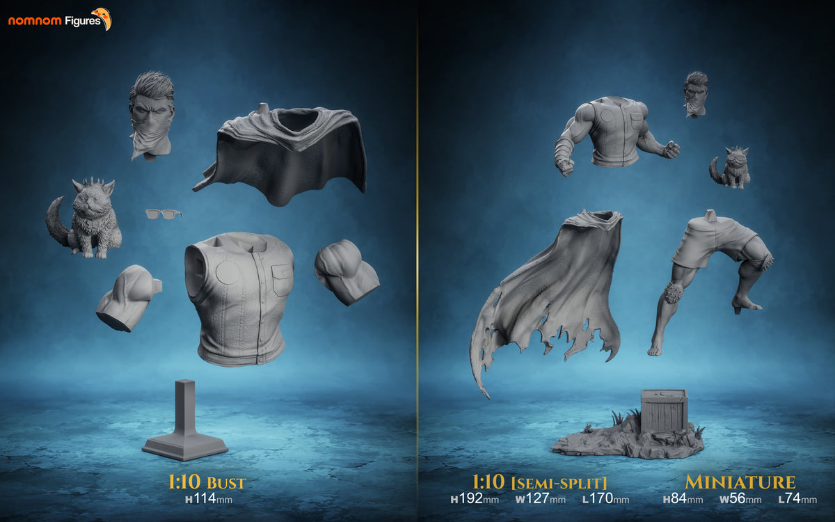 Dungeon Crawler Carl & Princess Donut Collectible Statue – Nomnom Figures