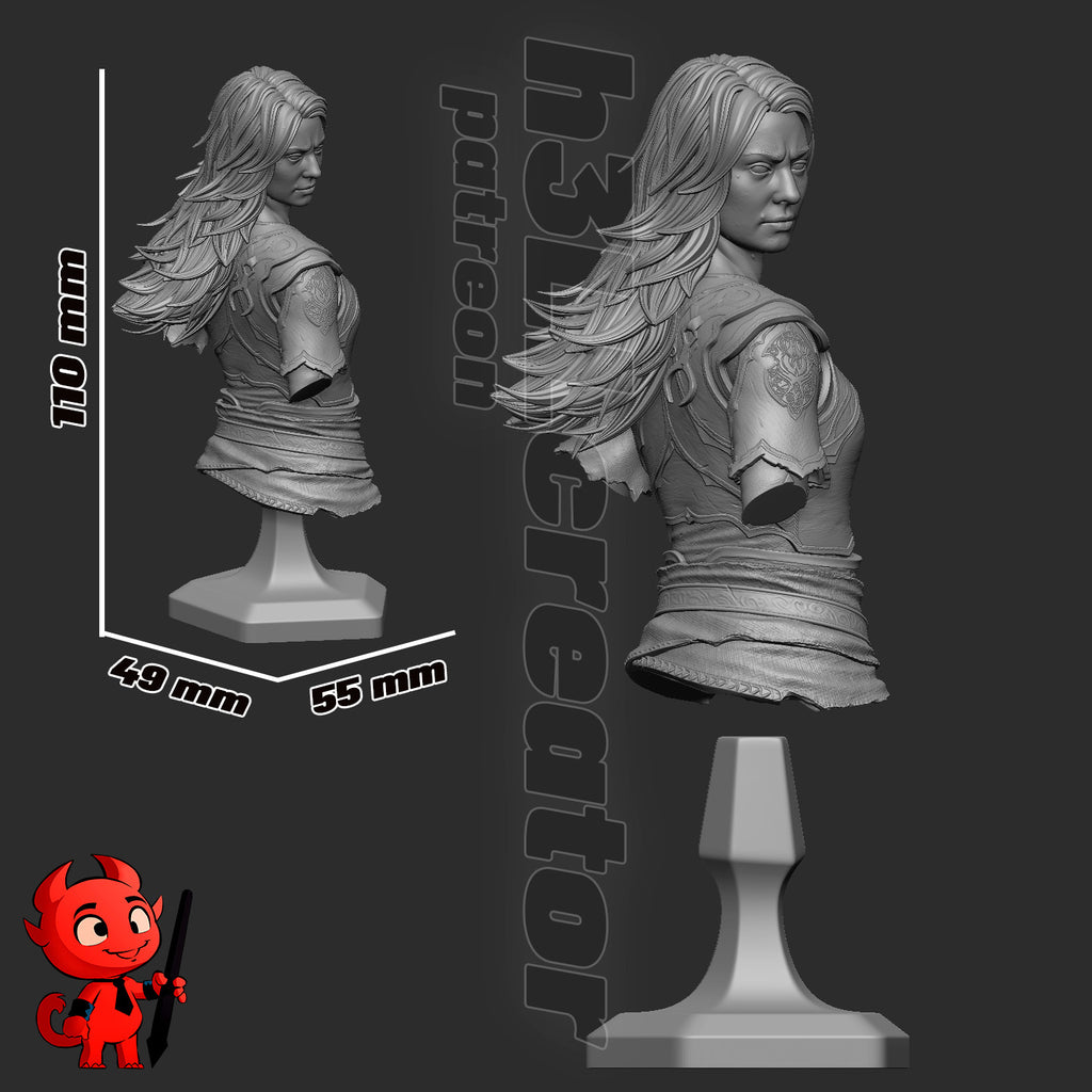 Faye - Resin Statue & Bust (H3LL Creator)