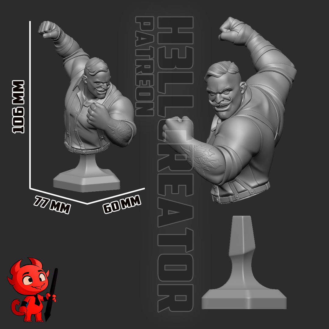 "Punch Up" Tavern Brawler Statue & Busts