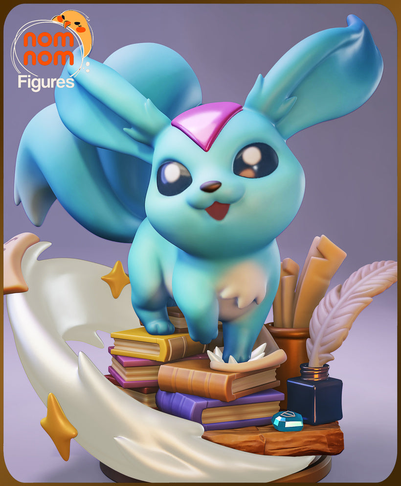 Carbuncle Chibi Magic Scholar Statue | 3D Printed Collectible
