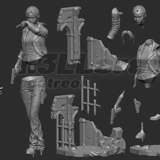 Claire Redfield "Survival Horror" -1:10 Scale Resident Collector Statue