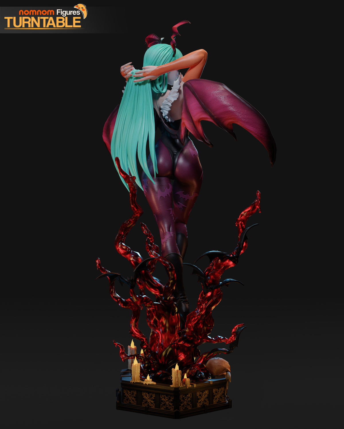 Morrigan Aensland Collectible - 1:10 Scale Figure & Bust by Nomnom Figures