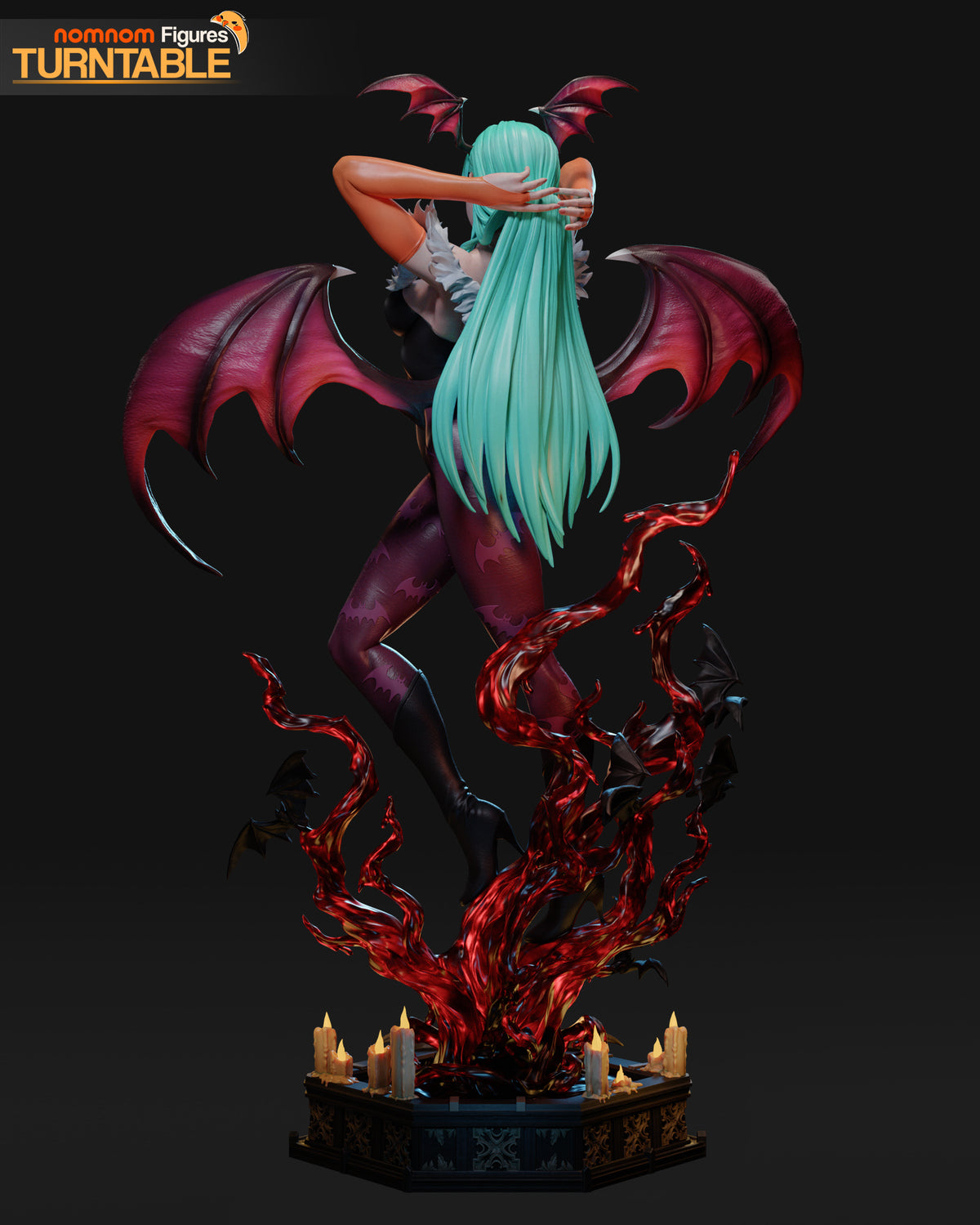 Morrigan Aensland Collectible - 1:10 Scale Figure & Bust by Nomnom Figures
