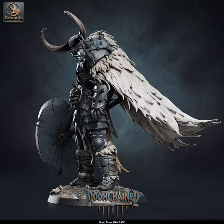 Dread Titan - 50mm Base -Rescale Miniatures - Doomchained Collection -Tabletop RPG Boss Miniature & Display Statue