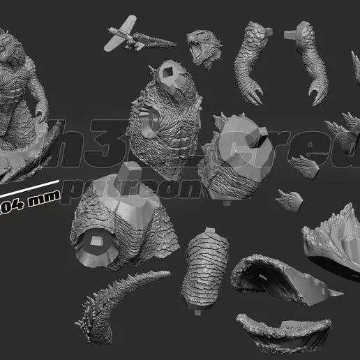 Godzilla "Atomic Roar" – Kaiju Monster King Collector Statue