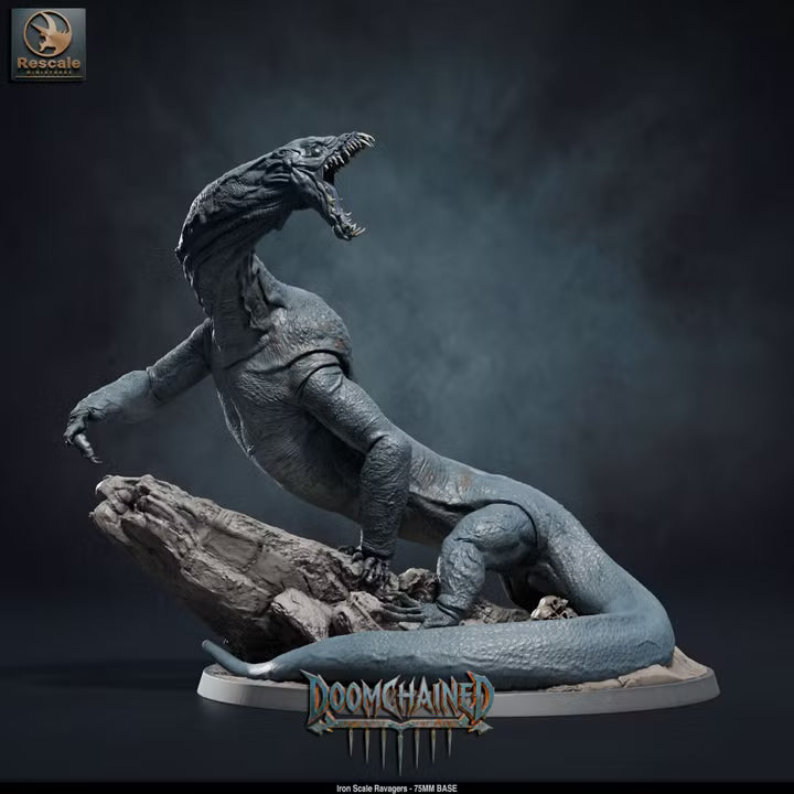 Iron Scale Ravagers C 75mm Base- Rescale Miniatures- Tabletop RPG Miniature