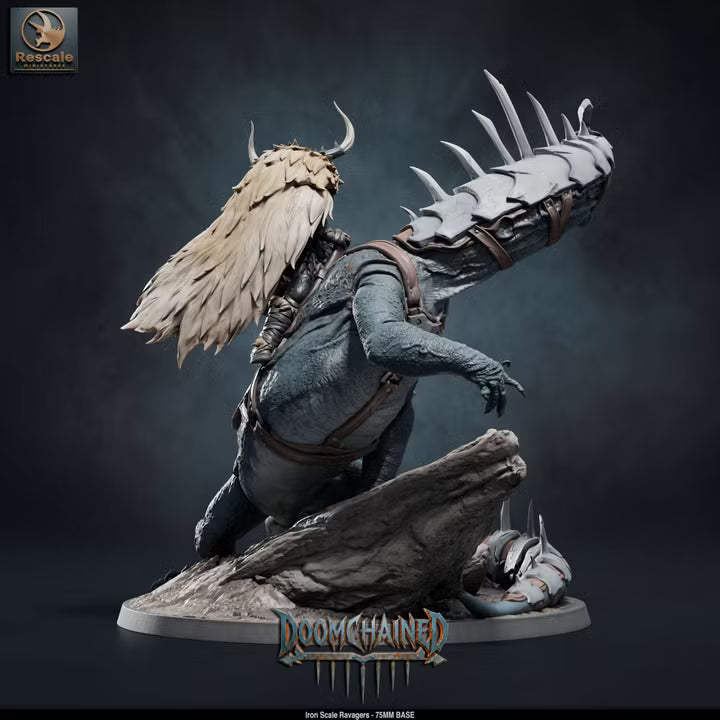 Iron Scale Ravagers C 75mm Base- Rescale Miniatures- Tabletop RPG Miniature