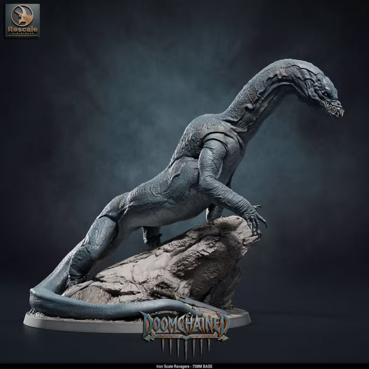 Iron Scale Ravagers D -75mm Base -Rescale Miniatures -Tabletop RPG Miniature