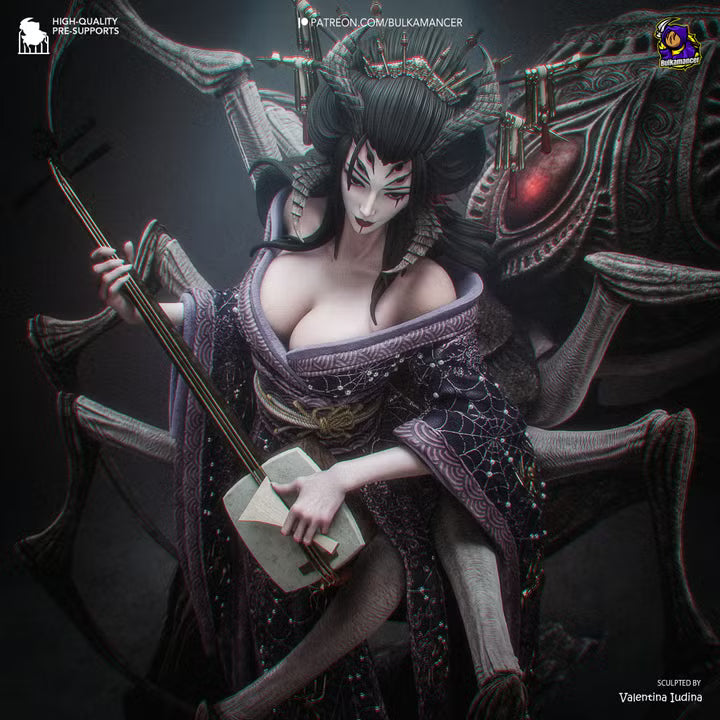Jorogumo | Japanese Spider Yokai Resin Statue / Garage Kit (Bulkamancer)
