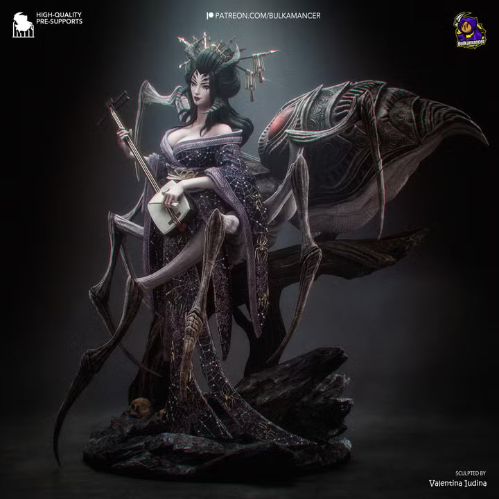 Jorogumo | Japanese Spider Yokai Resin Statue / Garage Kit (Bulkamancer)