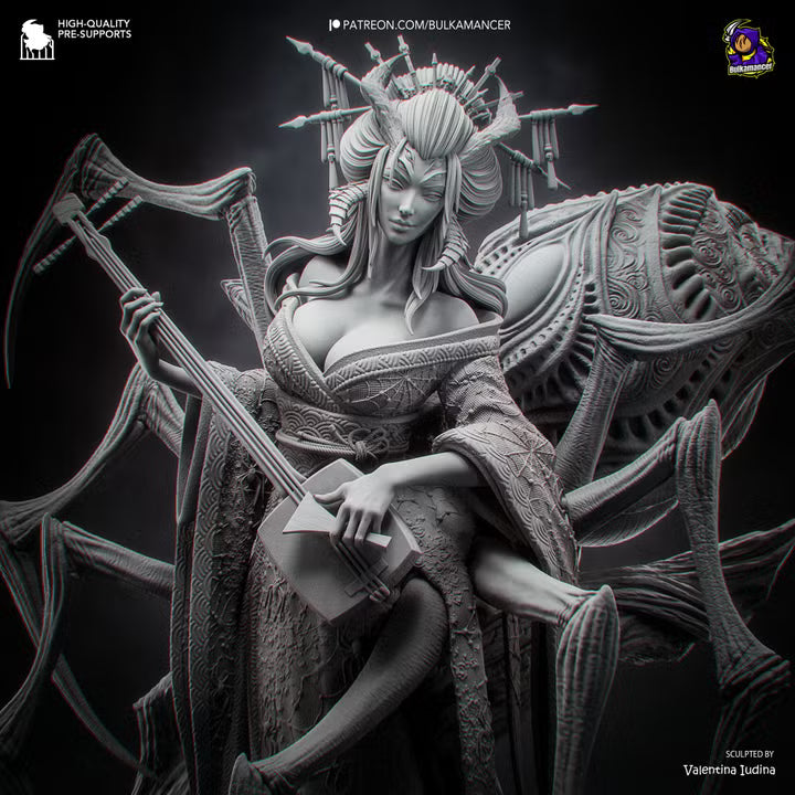 Jorogumo | Japanese Spider Yokai Resin Statue / Garage Kit (Bulkamancer)