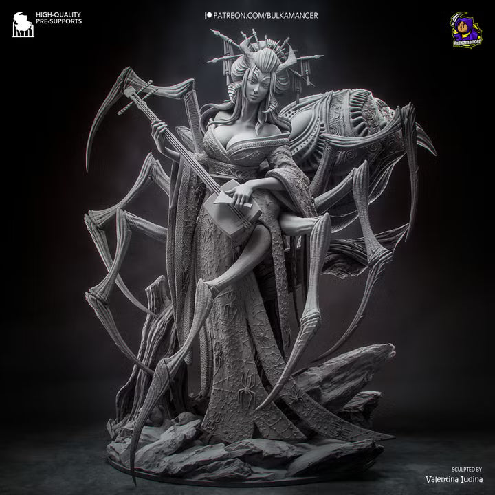 Jorogumo | Japanese Spider Yokai Resin Statue / Garage Kit (Bulkamancer)