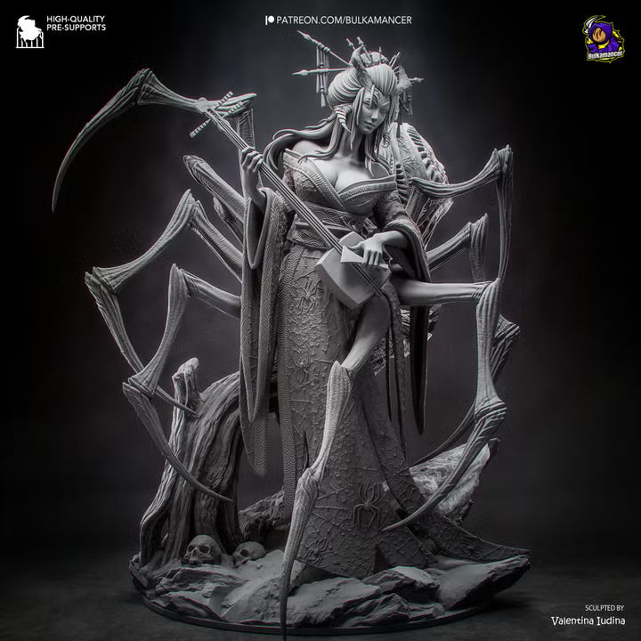 Jorogumo | Japanese Spider Yokai Resin Statue / Garage Kit (Bulkamancer)